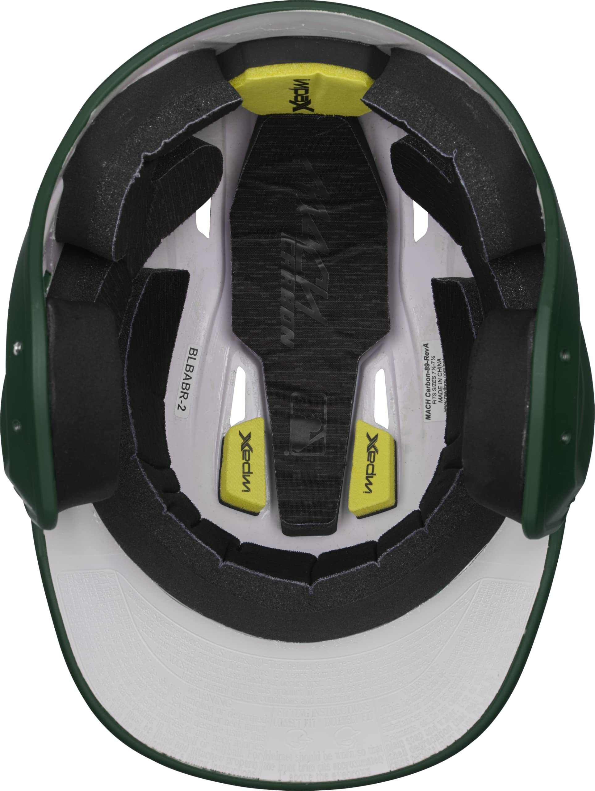 Rawlings MACH Carbon Baseball Batting Helmet - Matte Finish, Youth & Adult Sizes, Multiple Color Options for Baseball, Softball & Training Safety Gear