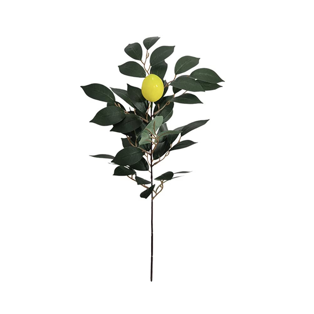 Amosfun Artificial Lemon Plant Hanging Decor - Wedding Party Hanging Ornament, Hawaiian Luau Decorations, Tropical Themed Party Supplies for Home, Garden, and Outdoor Events