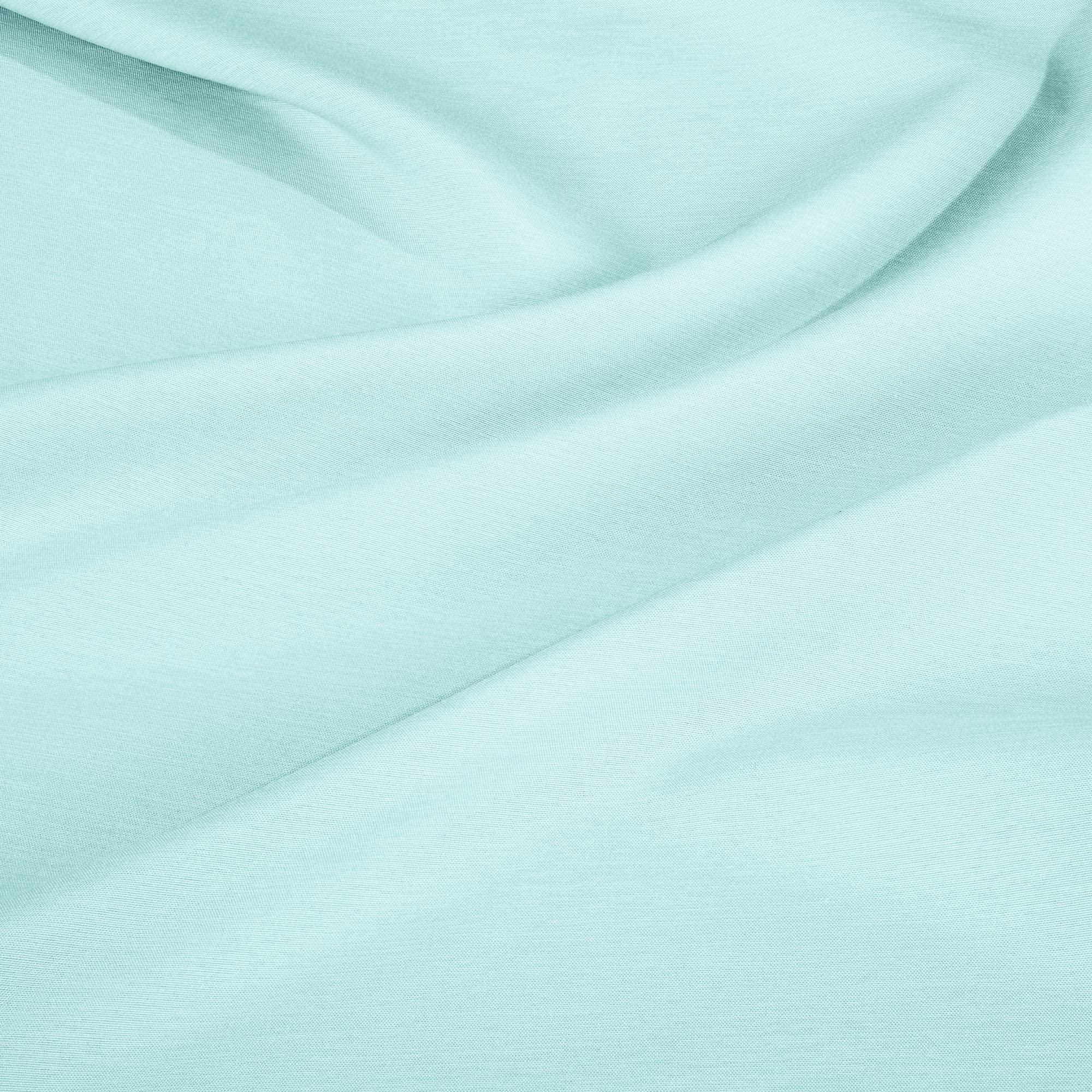 Organic Cotton Fitted Sheet 600 Thread Count Full Size - Light Blue for Deep Pocket Mattress | Soft, Breathable Bedding for Comfortable Sleep