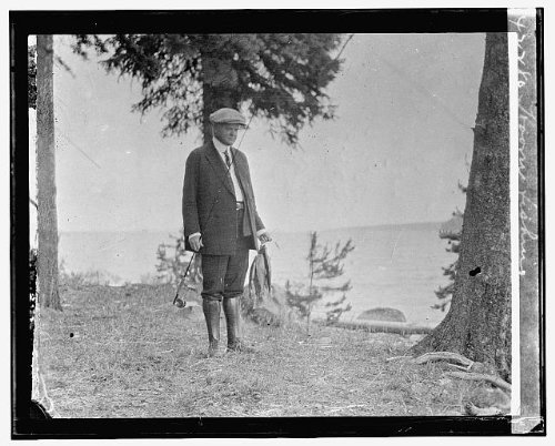 Herbert Hoover Fishing - Vintage Photo of the 31st U.S. President & American Politician | Historical Wall Art, Office Decor, Gift for History Enthusiasts