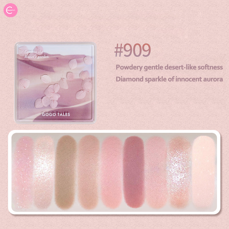 GOGOTALES Secret Garden Matte Pearl Glitter Eyeshadow Palette - 18 Color Highly Pigmented Makeup Set for Professional & Everyday Use | Perfect for Party, Wedding & Special Occasion Makeup Looks