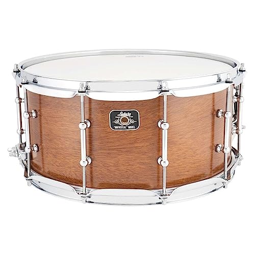 Ludwig 14x6.5 Inch Universal Mahogany Snare Drum LU6514MA - Premium Wooden Drum for Professional Musicians & Live Performances