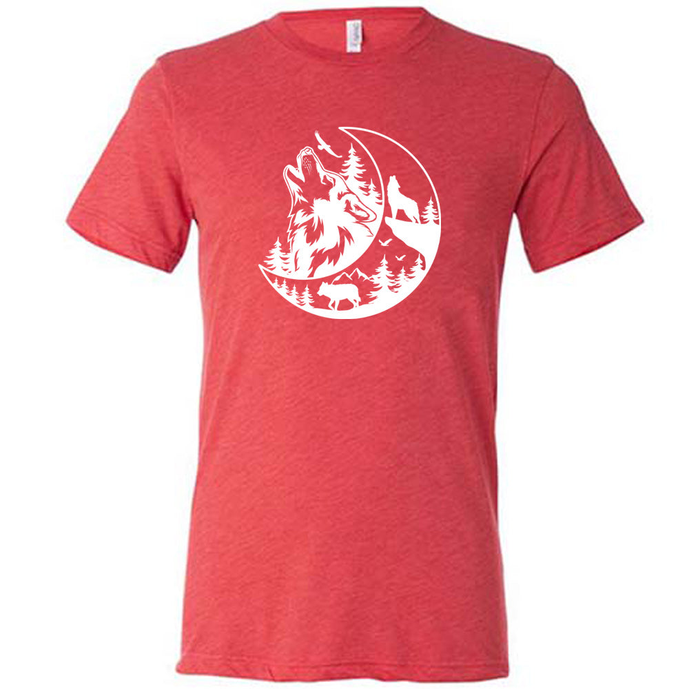 Howling Wolf Moon Graphic T-Shirt for Men & Women - Stylish Unisex Tee for Casual Wear, Outdoor Adventures, and Nature Lovers