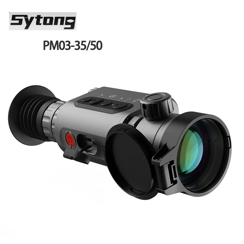 Sytong PM03 35/50 Thermal Imaging Scope - Night Vision Monocular for Hunting, Shooting & Outdoor Adventures | Infrared Rifle Scope with Clear Sight for Wildlife Observation & Security Surveillance