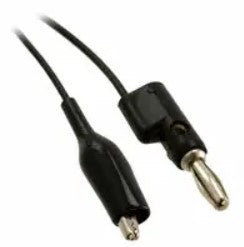 Fluke Pomona 3220 24 Mini Cl/Banana Plug Test Lead Set (Black & Red) - 1928237, 1928243 - Perfect for Electronics Testing & Lab Equipment Connections