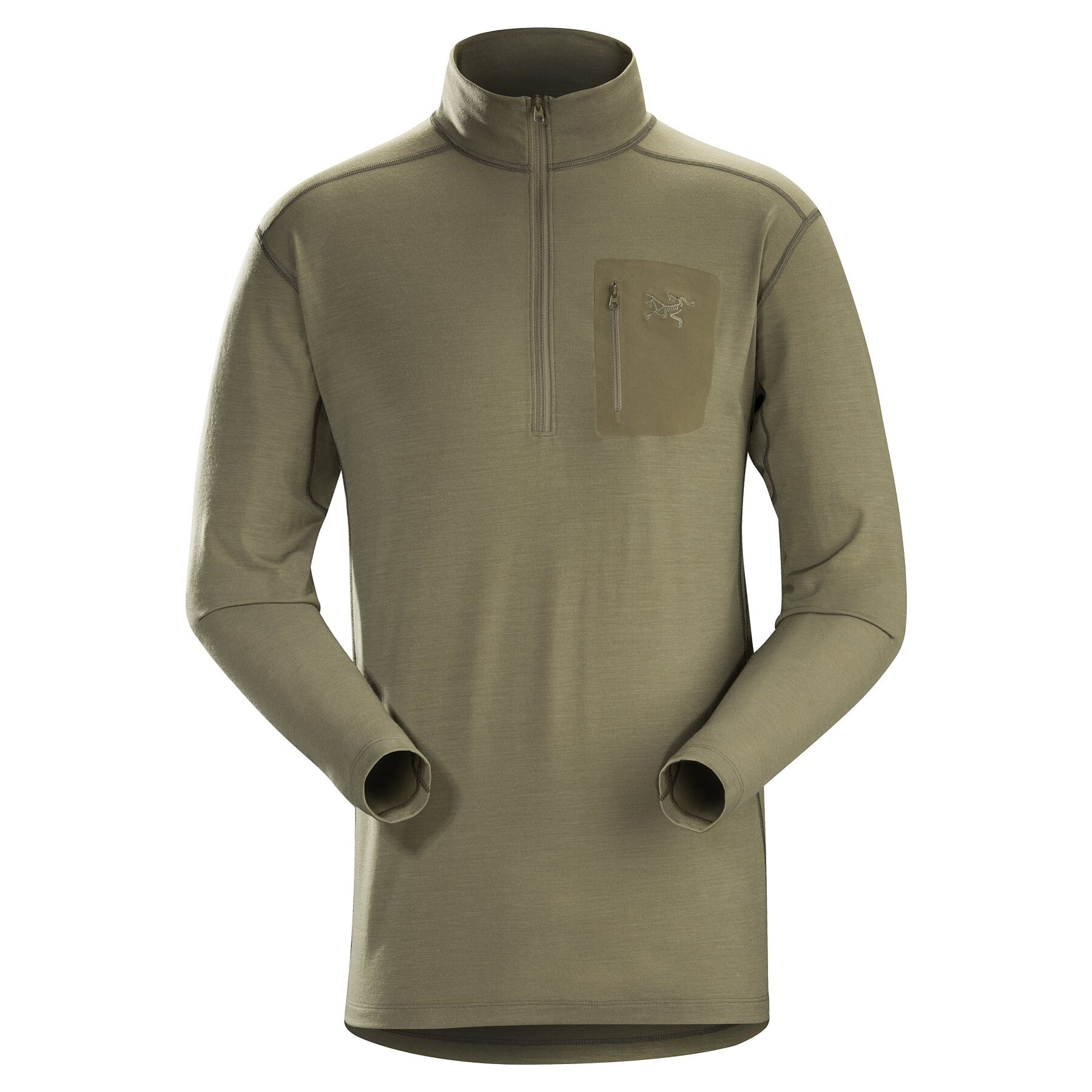Arc'teryx LEAF Cold WX Zip Neck AR Wool Men's Base Layer - Thermal Underwear for Extreme Cold Weather - Perfect for Hiking, Skiing & Outdoor Adventures (Like New Condition)