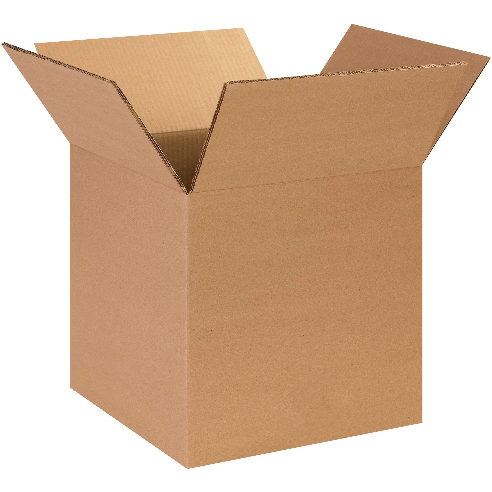 Aviditi 14x14x14 Inches Heavy Duty Corrugated Cardboard Boxes - 25 Pack, Kraft Brown Shipping Boxes for Moving, Packing & Storage - Perfect for Home, Office & Warehouse Organization