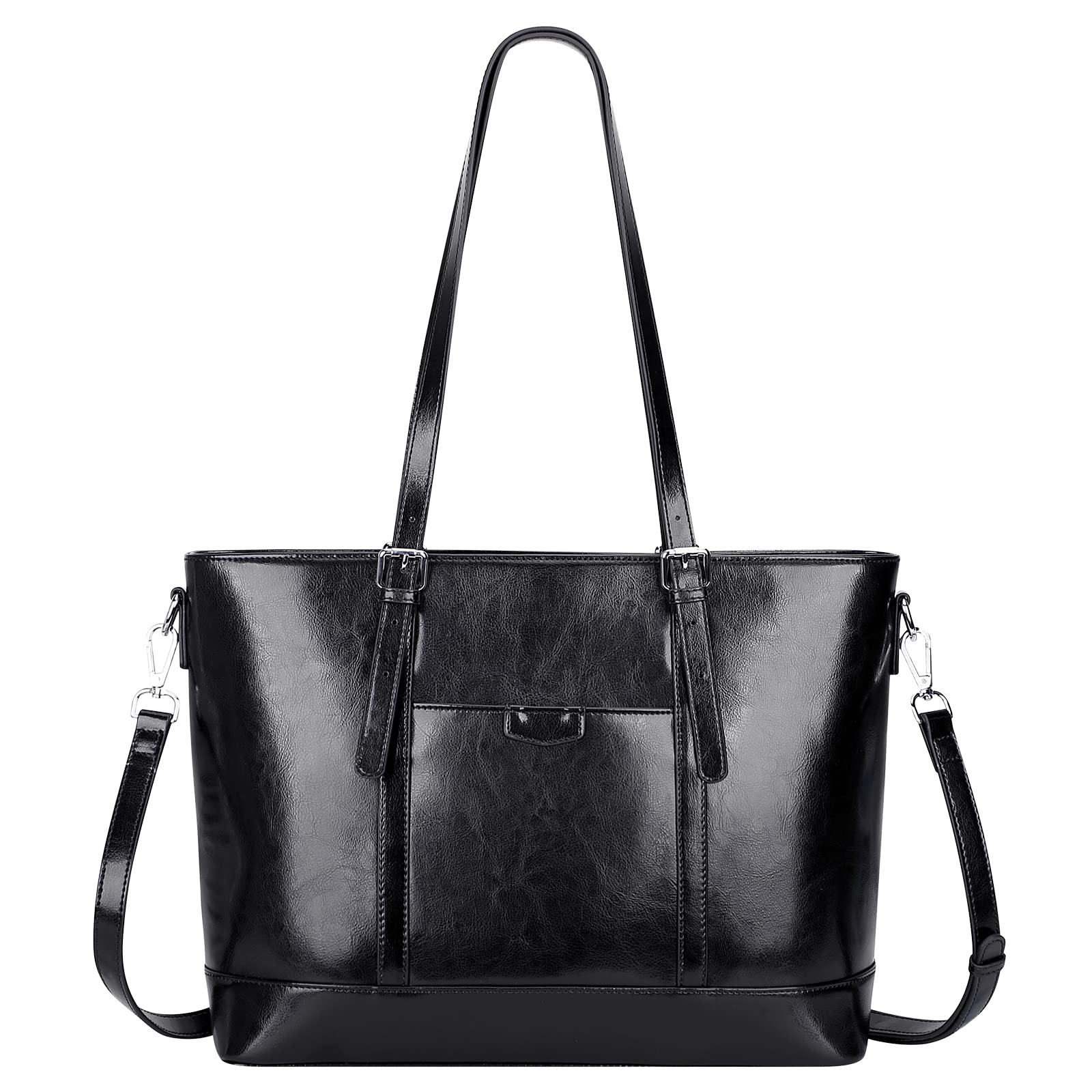Premium Genuine Leather Tote Bag for Women - Large Work Shoulder Bag - Stylish & Durable Handbag for Office, Travel & Everyday Use