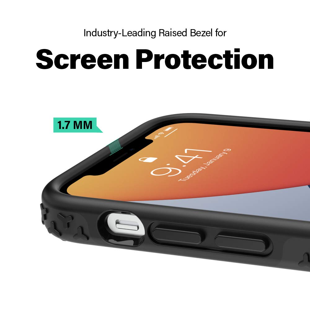 Incipio Grip Case for iPhone 12 Mini - Slim Protective Cover with Anti-Slip Design | Perfect for Everyday Use, Travel & Outdoor Activities