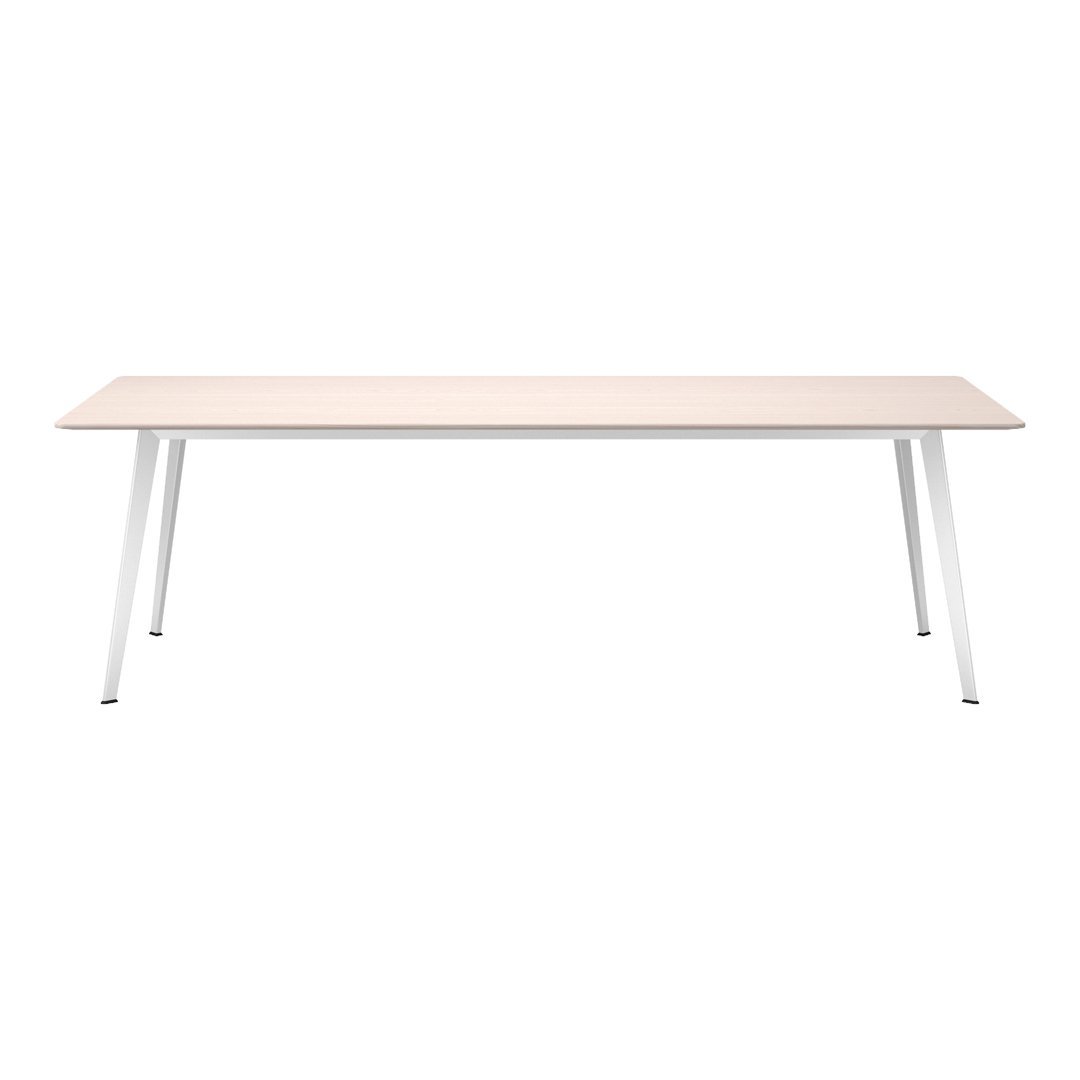 Modern Rectangular JW Dining Table - Solid Wood Kitchen Table for 6-8 People - Perfect for Family Dinners & Entertaining Guests