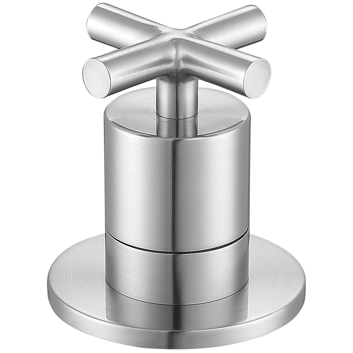Brushed Nickel Ava Two Handle Roman Tub Bathroom Faucet - Perfect for Luxury Bathrooms & Spa-Like Retreats
