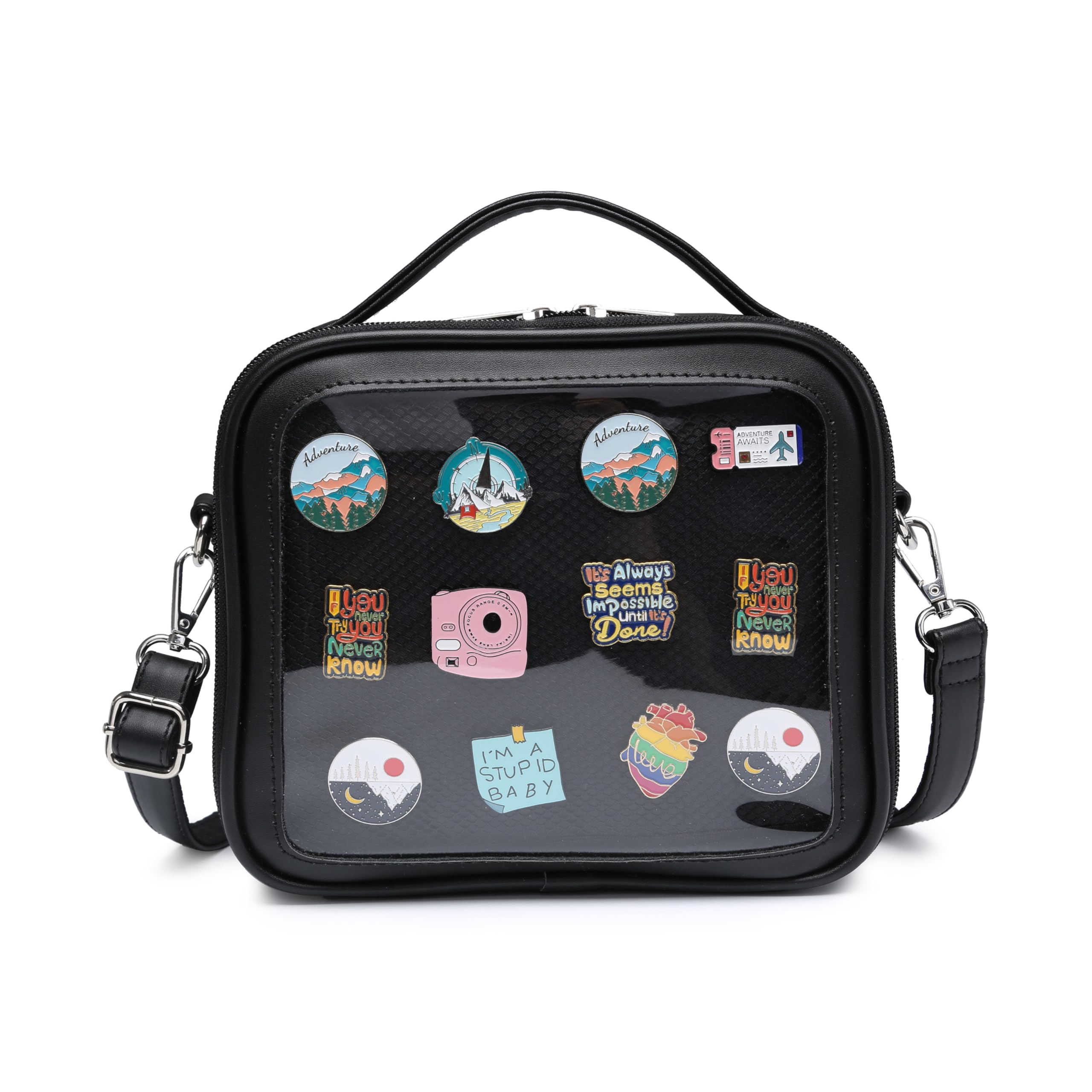 Anime Display Crossbody Bag - Stylish Ita Messenger for Cosplay & Conventions