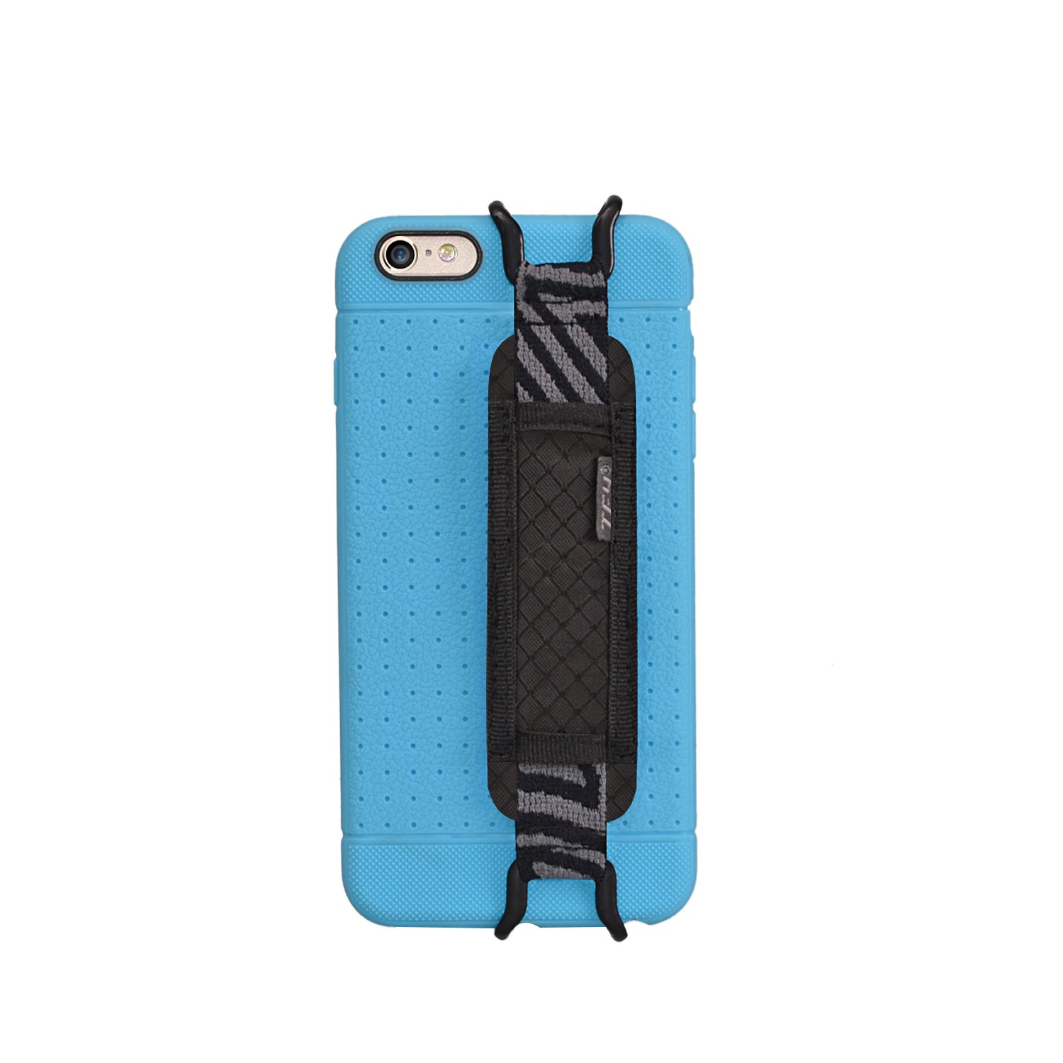 TFY Security Phone Hand Strap Holder - Universal Grip for iPhone 16 Pro Max/15 Pro/14 Plus/13 Pro/12/11/Xs/XR/X/8 Plus/SE & Samsung Galaxy S23/S24/Note 20 & Huawei Mate 60/50/40 Pro (Black) - Anti-Drop Protection for Running, Hiking & Outdoor Activities