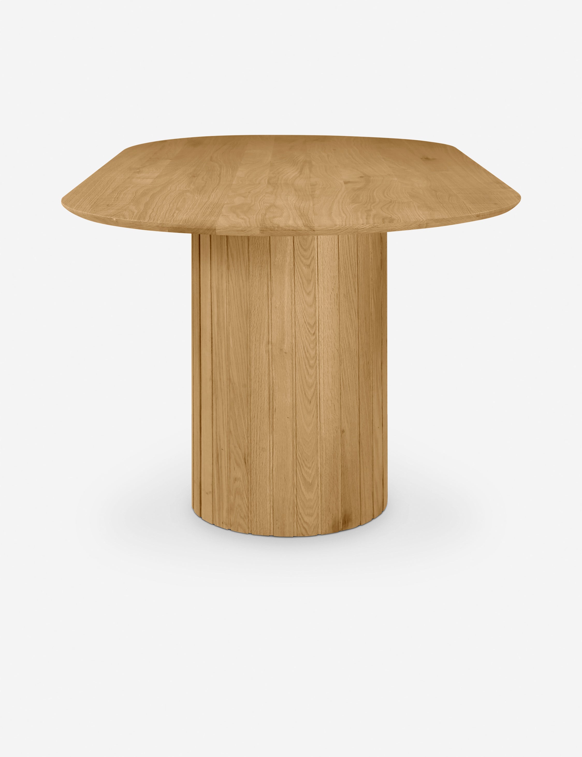 Benedict Oval Dining Table - Modern Wooden Kitchen Table for 6, Perfect for Family Dinners & Entertaining Guests