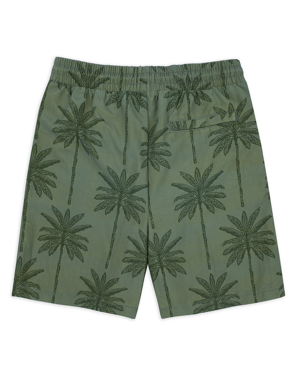 Men's Palm Tree Print Swim Shorts - Quick Dry Beach Shorts for Swimming, Surfing & Summer Vacation