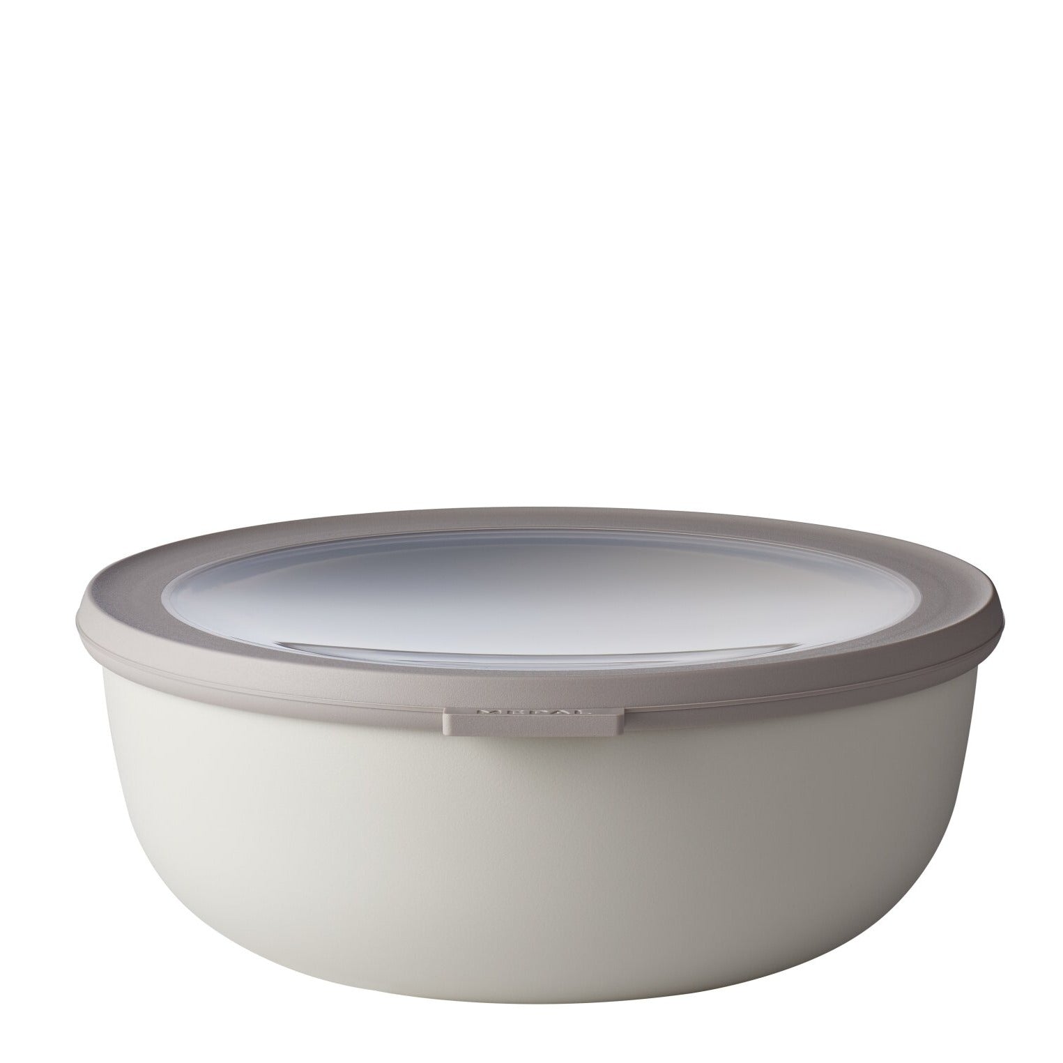 Mepal Cirqula Leakproof Multi Bowl Set - 2.25L White Food Storage Containers for Meal Prep, Lunch Box & Leftovers | BPA-Free, Microwave & Dishwasher Safe