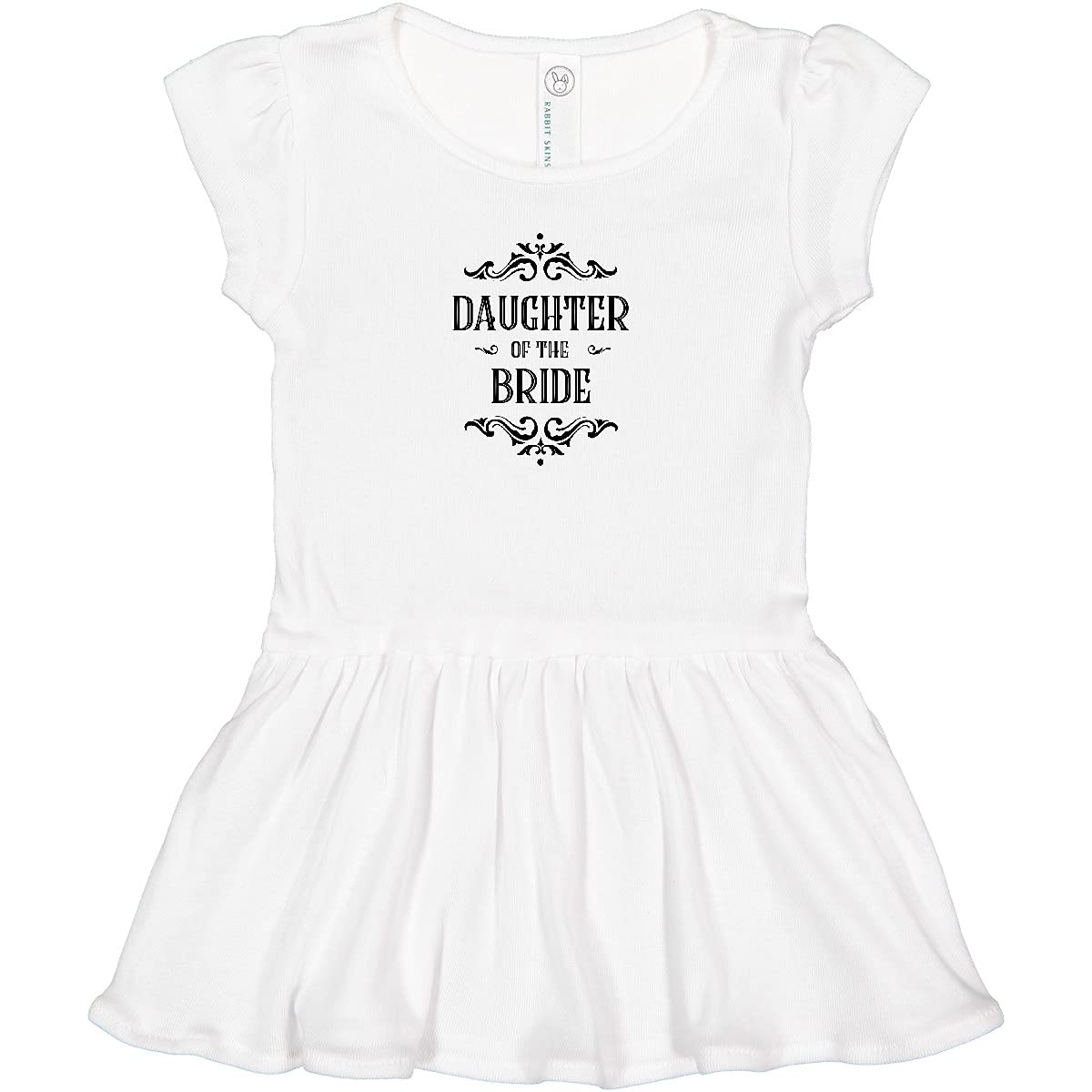 Inktastic Daughter of The Bride Infant Dress - Adorable Flower Girl Outfit for Weddings & Special Occasions