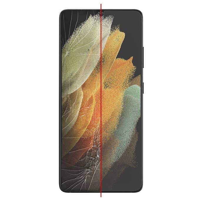 InvisibleShield Glass Fusion+ Screen Protector for Samsung Galaxy S21 Ultra - HD Clear, Anti-Scratch, Bubble-Free - Perfect for Work, Travel & Daily Protection
