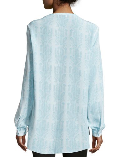 Women's Faye Silk Shirt - Elegant Blouse for Work & Evening Wear - Comfortable & Breathable Silk Top for Office, Date Night & Special Occasions