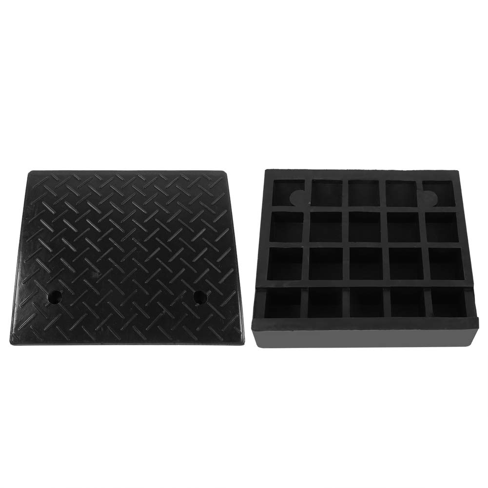 Heavy Duty Rubber Curb Ramps 2 Pack - 19.17