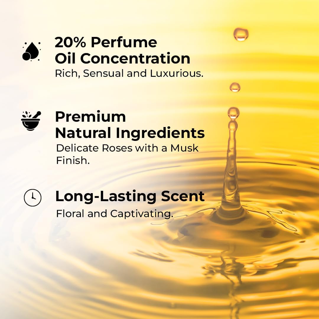 Premium White Musk & Rose Perfume for Women - Long Lasting 8 Hours Floral & Fruity EDP Fragrance with 20% Perfume Oil, 100ml | Luxury Scent for Date Night, Office & Special Occasions
