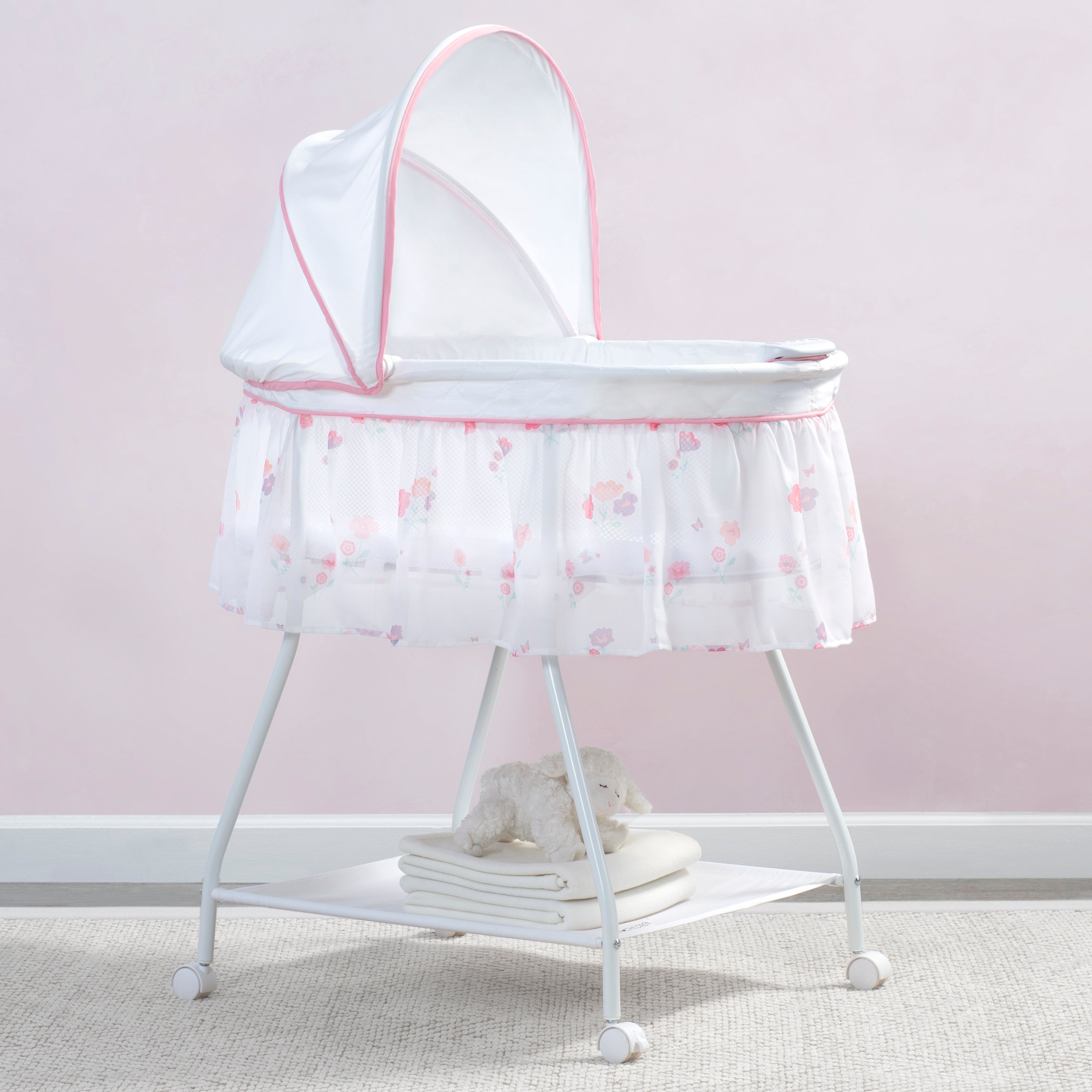 Classic Breeze Bassinet - Portable Baby Crib for Newborns & Infants | Lightweight & Breathable Mesh Design | Perfect for Nursery, Travel & Bedside Sleeping
