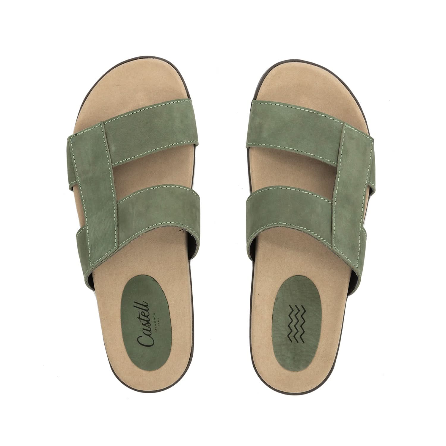 Classic Leather Sandals for Men - 2428 Bot Nobuck Comfortable Walking Shoes | Perfect for Summer, Beach, and Casual Outings