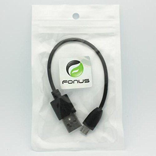 Fast Charging Micro USB Cable for Alcatel Go Flip 3/Smartflip - 3ft Short Black USB Charger Cord with Sync & Data Transfer - Perfect for Home, Office & Travel Charging Needs