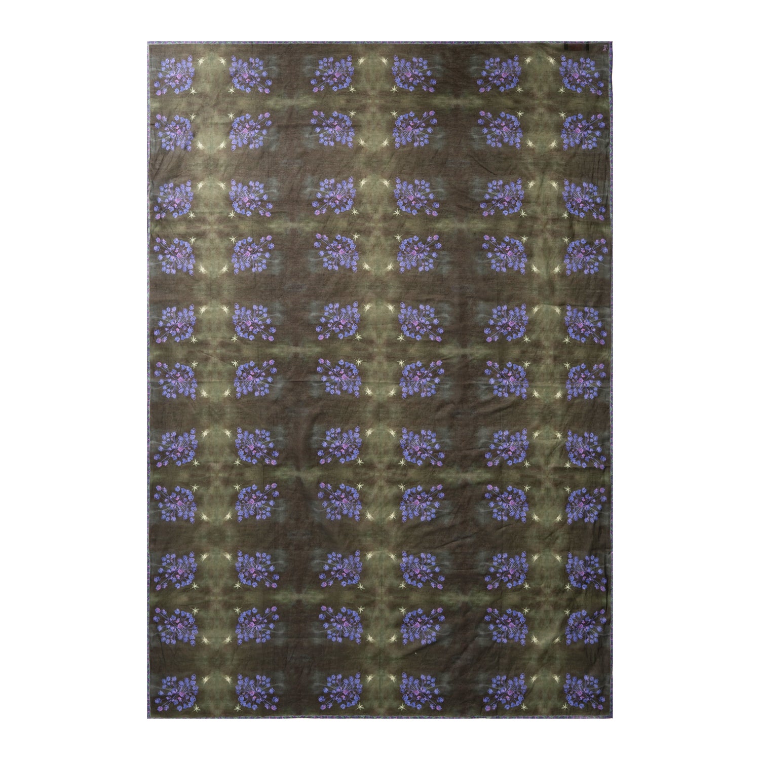 Midnight Glow Silk Cotton Large Scarf - Soft Elegant Womens Fashion Wrap Shawl for Evening Parties, Weddings & Cold Weather Protection