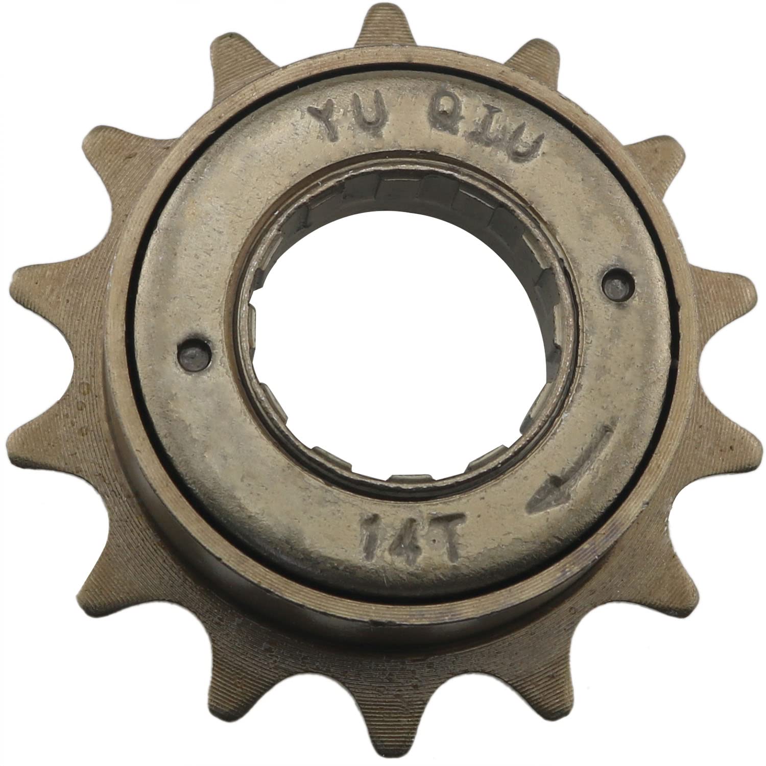 High-Quality 14T Bronze Steel Single Speed Freewheel Sprocket - 34MM Road Bike Flywheel | Perfect for Road Bikes, Fixies & Urban Commuting