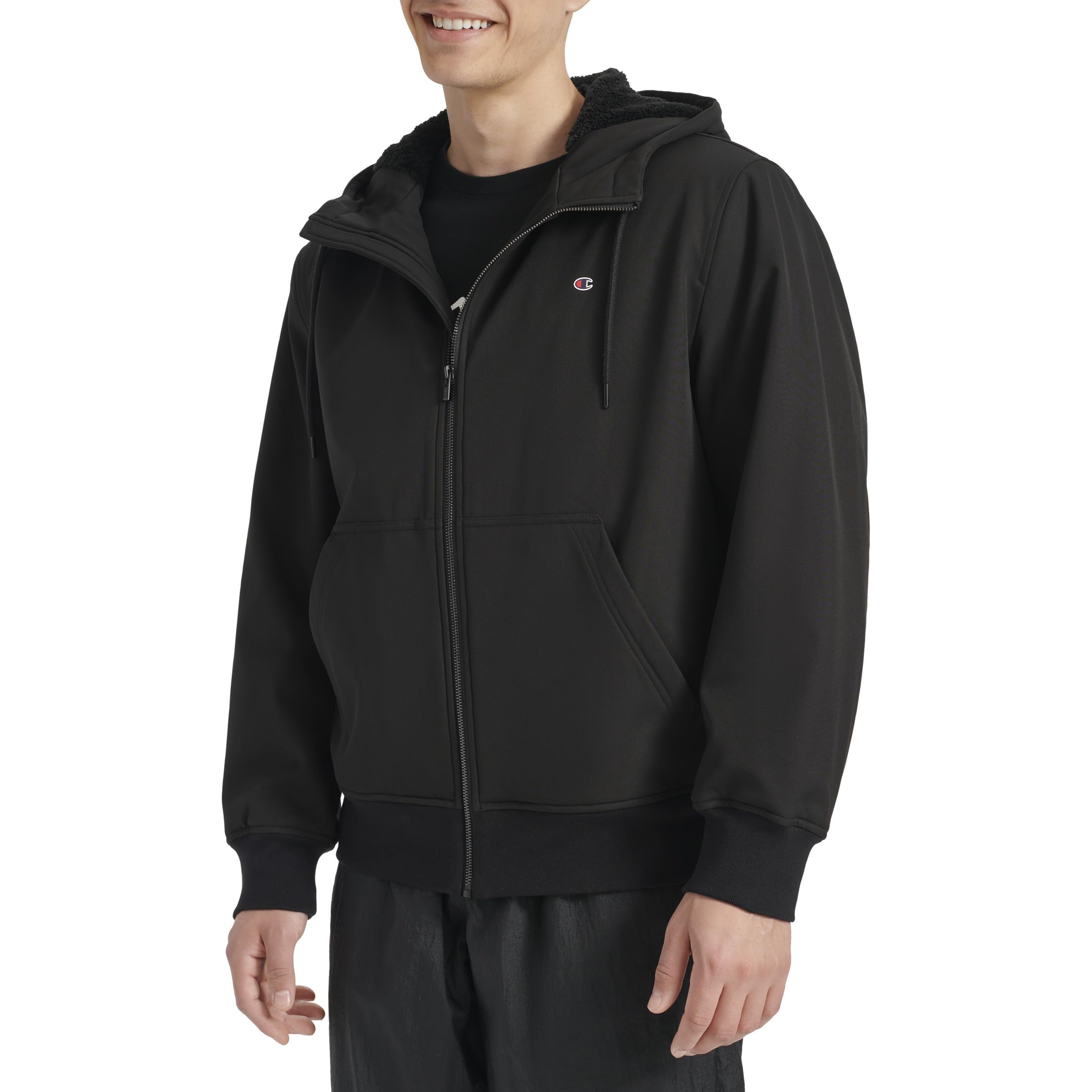 Champion Men's Sherpa Lined Hoodie - Warm Fleece-Lined Pullover Sweatshirt for Winter, Outdoor & Casual Wear
