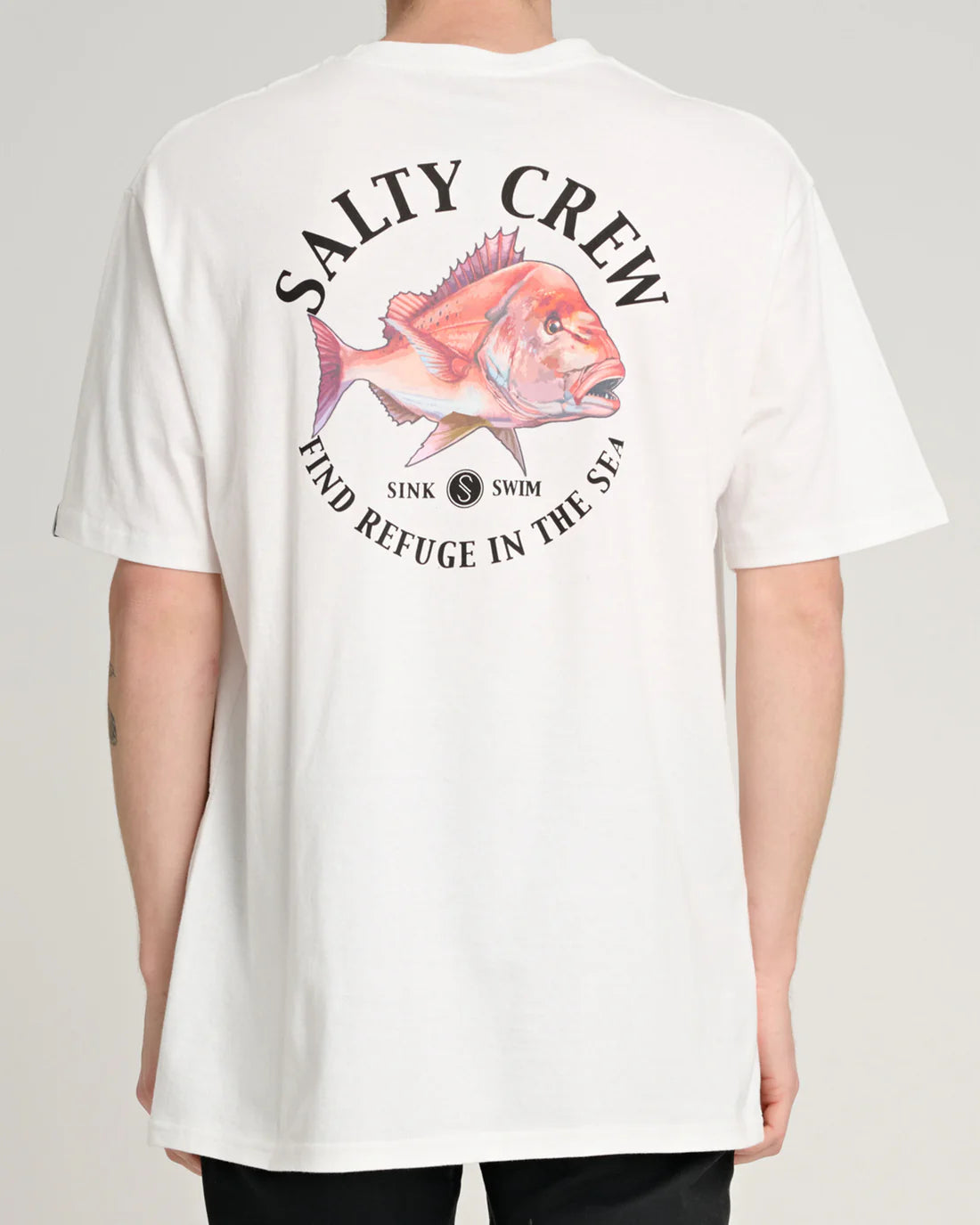 Salty Crew Snap Attack T-Shirt - Men's Quick Dry Fishing & Outdoor Tee for Active Lifestyles