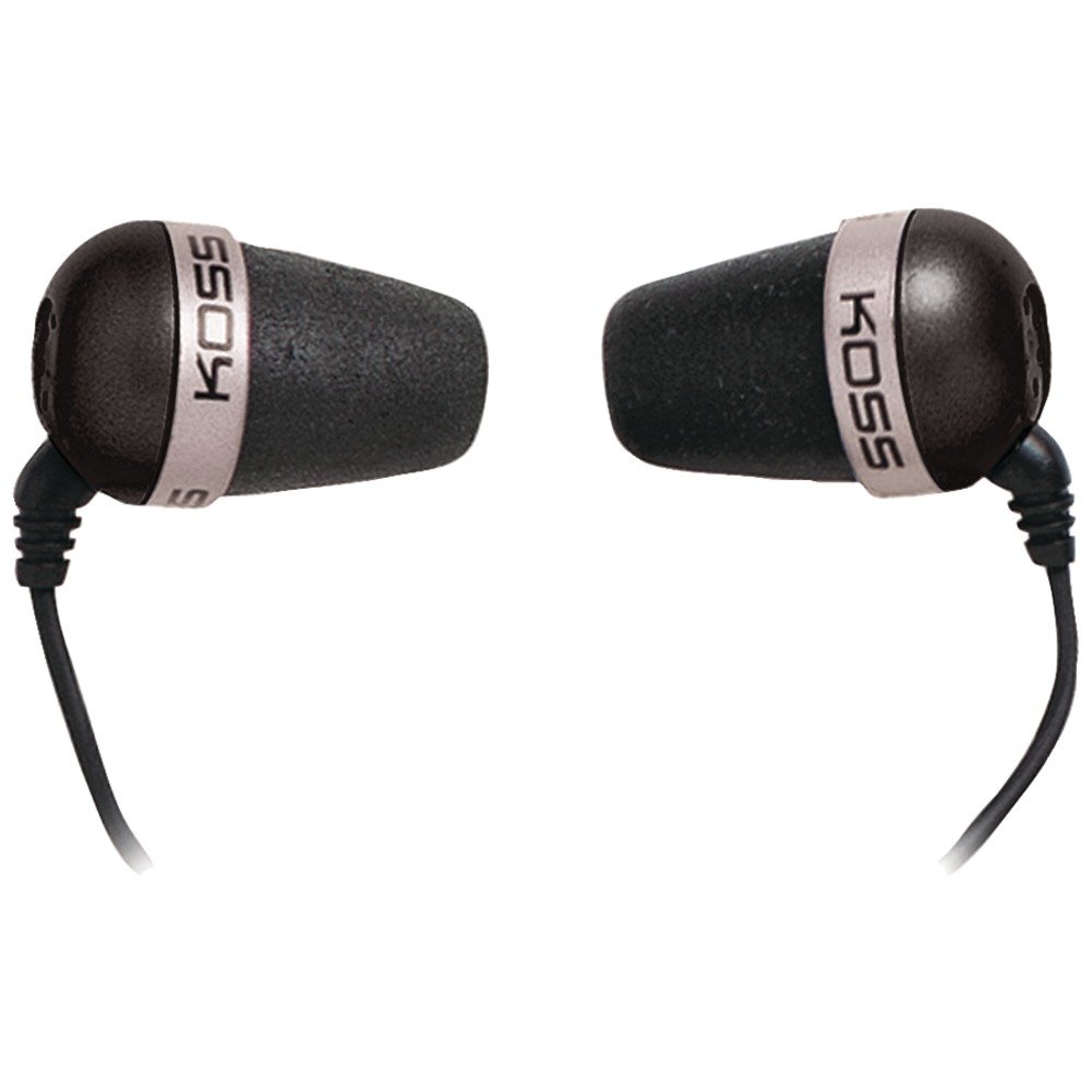 Koss 168990 The Plug Earbuds - In-Ear Headphones with Deep Bass for Music & Gaming | Perfect for Workouts, Commuting & Travel