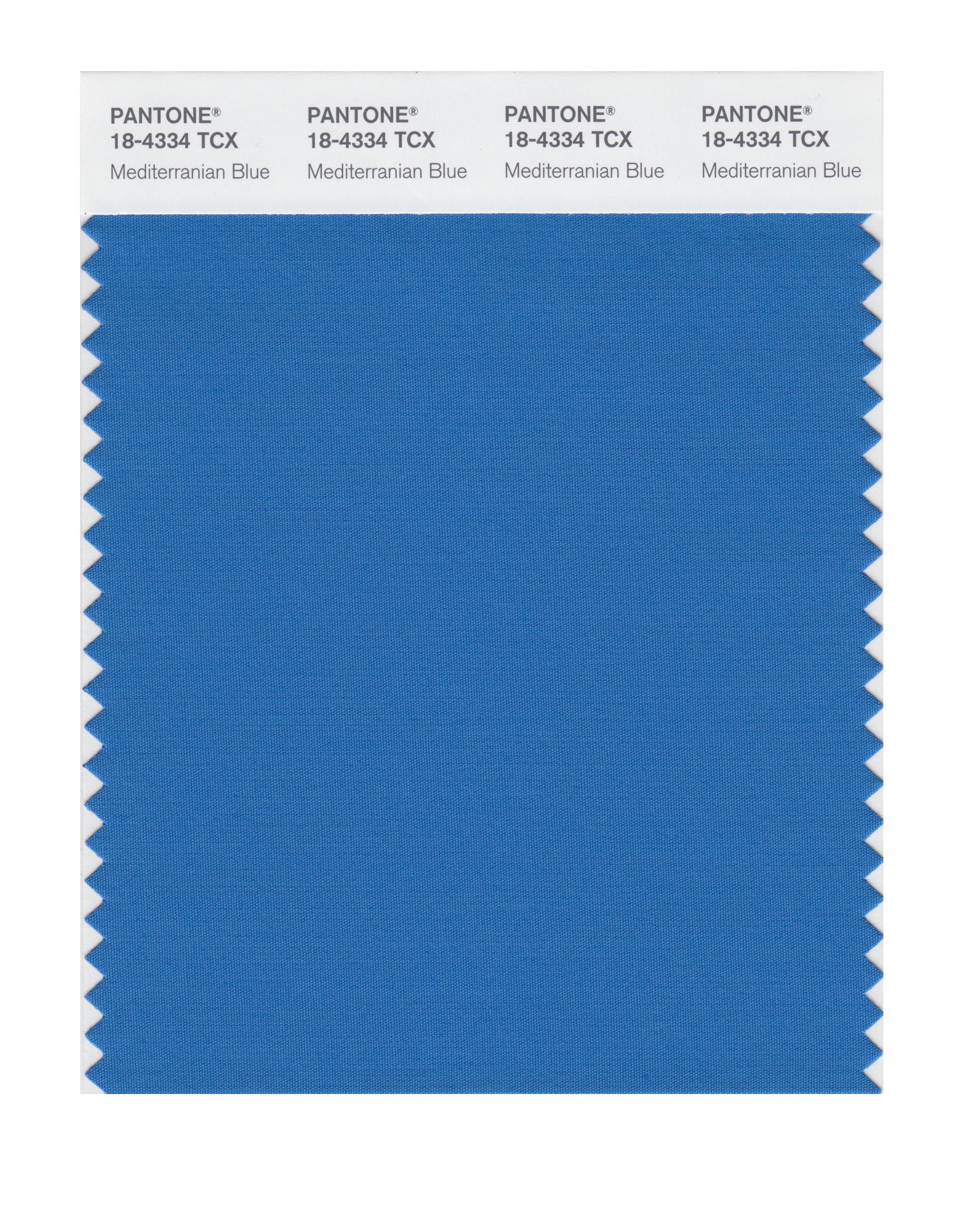 PANTONE Smart 18-4334X Mediterranean Blue Color Swatch Card | Professional Color Matching Tool for Graphic Design, Printing & Branding | Perfect for Designers, Artists & Creative Projects