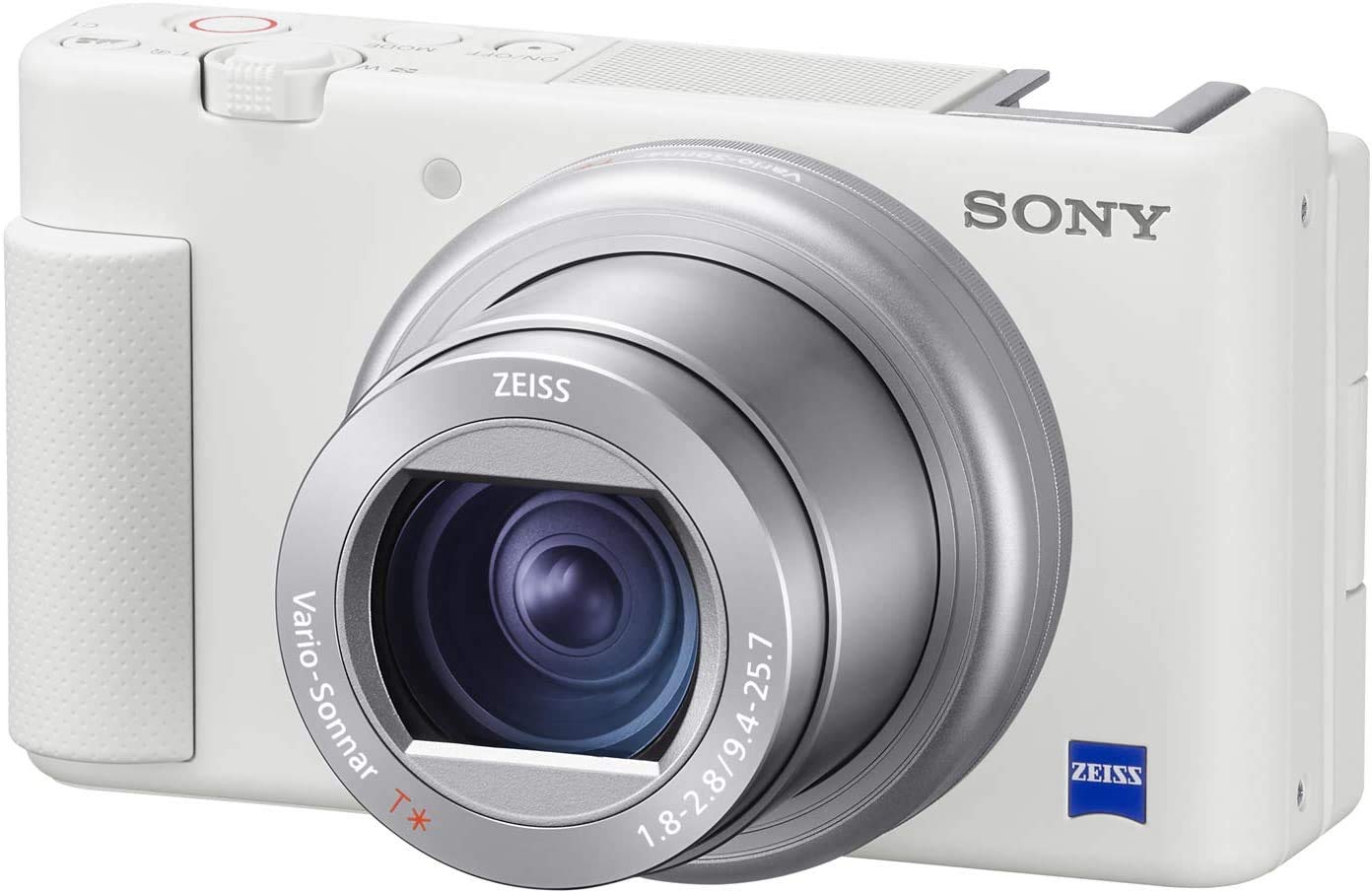 Sony ZV-1 Digital Camera Bundle with Gadget Bag, Monopod, 64GB Memory Card (2 Pack) - Perfect for Vlogging, YouTube Content Creation & Travel Photography | Compact Point & Shoot Camera for Beginners & Professionals