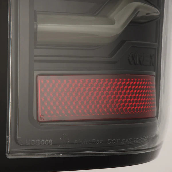 02-06 Dodge Ram 1500 & 03-06 Dodge Ram 2500/3500 LED Tail Lights - LUXX Series Alpha Black - Upgrade Your Truck's Style & Visibility for Night Driving & Off-Road Adventures