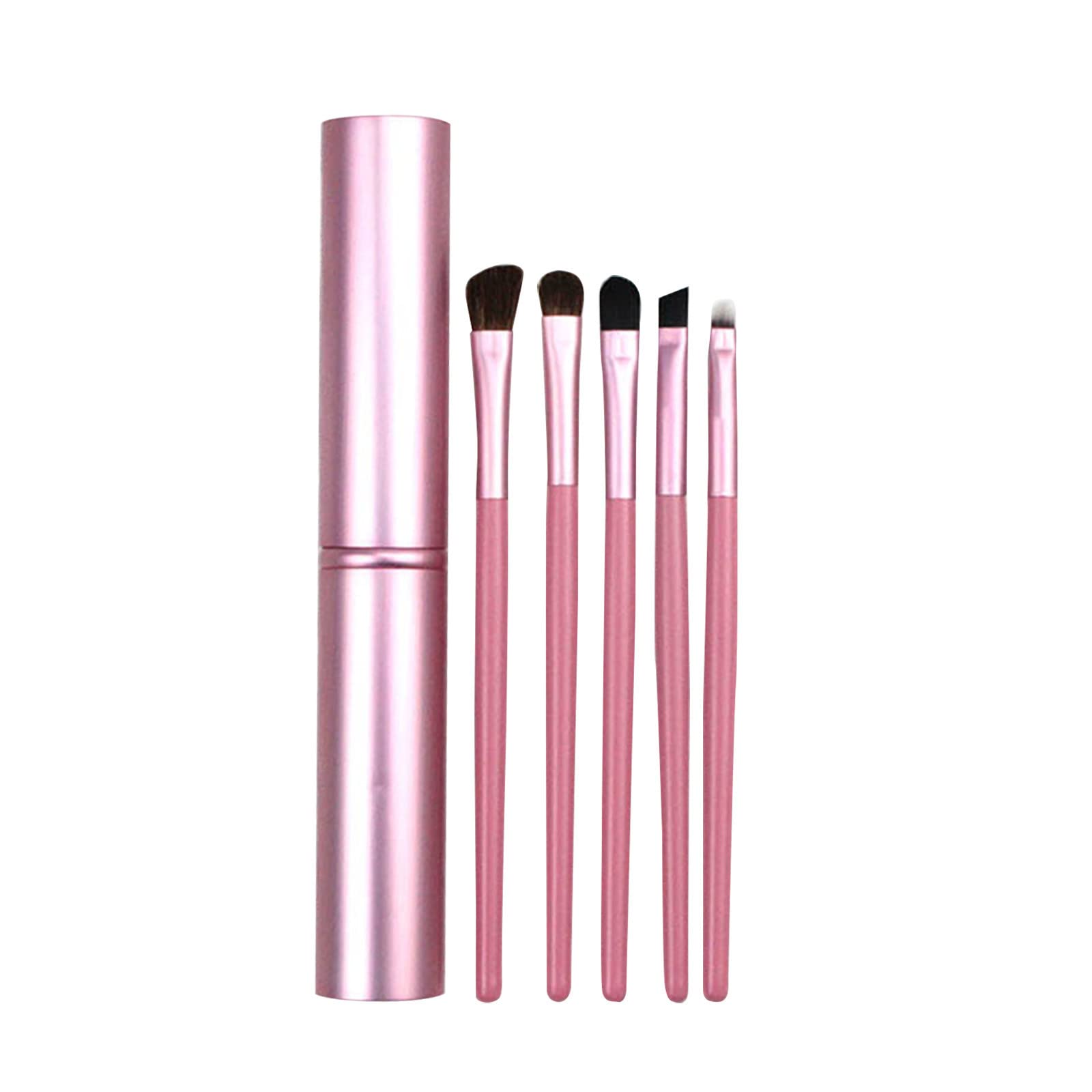 5-Piece Makeup Brush Set - Eyeshadow & Blending Brushes for Professional Beauty
