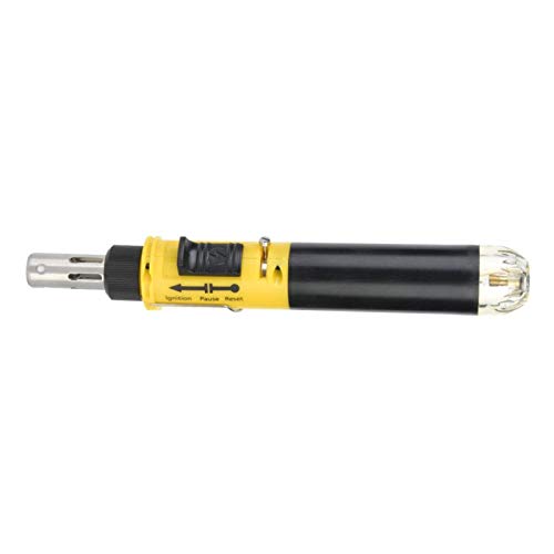 **Portable Gas Soldering Iron Kit - Self-Igniting Cordless Pen Design for DIY, Electronics Repair & Home Use - Easy to Hold & Carry (Yellow)**    *(Perfect for Soldering, Jewelry Making, Crafts & On-the-Go Repairs)*