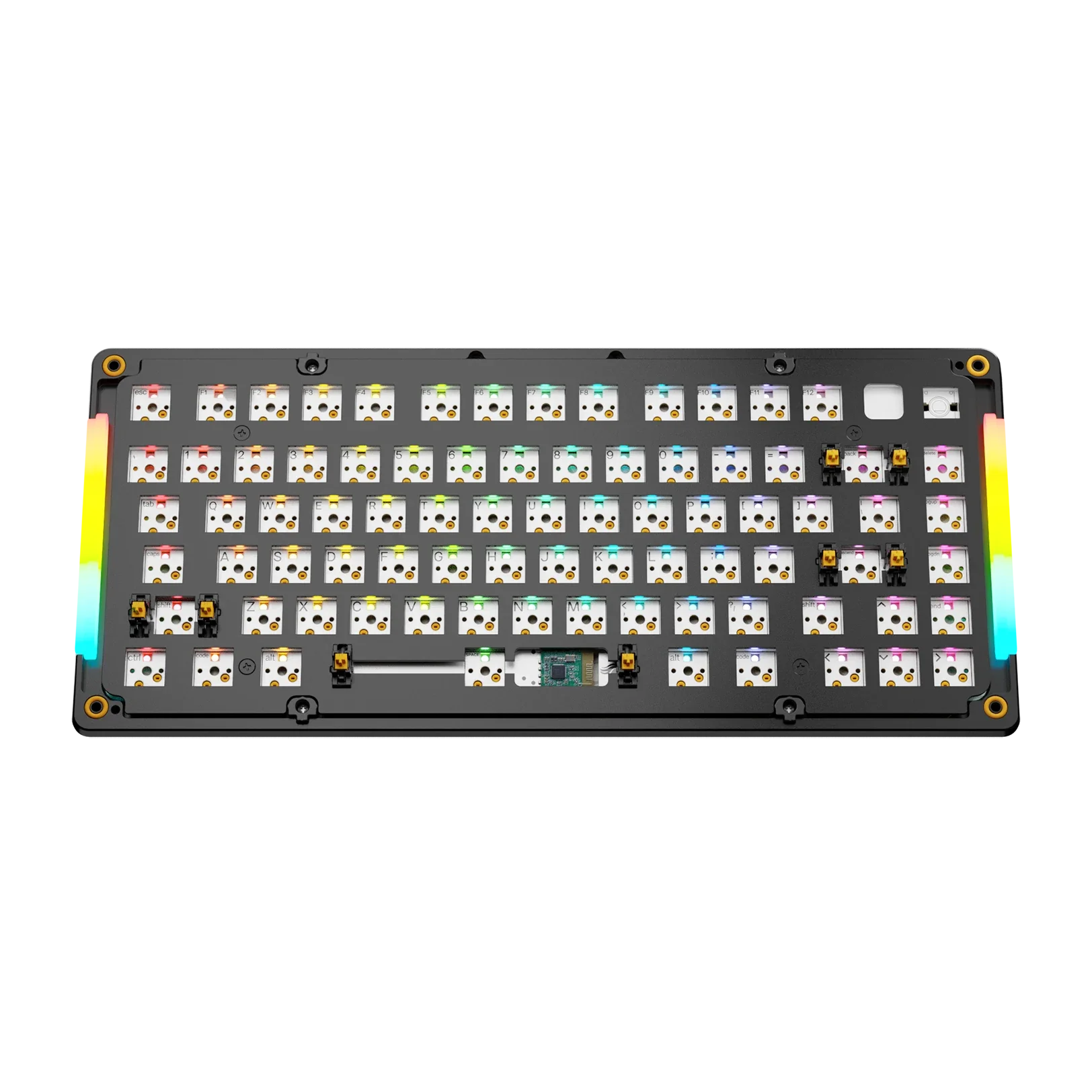 GMMK 3 75% Mechanical Keyboard Bottom Case - Durable Metal Frame in Black | Perfect for Gaming, Typing & Office Work