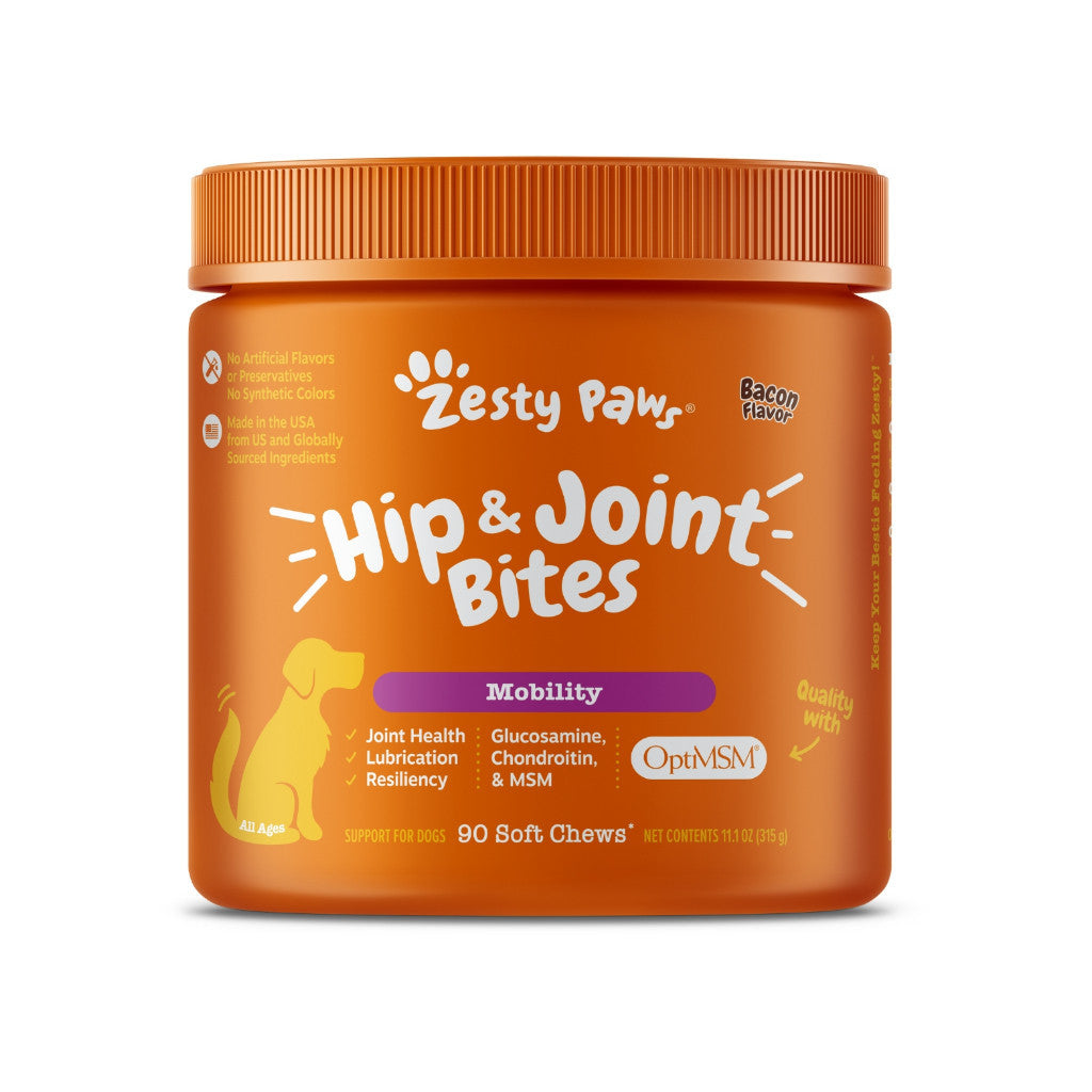 Zesty Paws Multivitamin Bites for Dogs - Immune Support, Skin & Coat Health, Joint Mobility, Digestive & Antioxidant - Natural Flavor - Perfect for Daily Wellness & Active Lifestyles