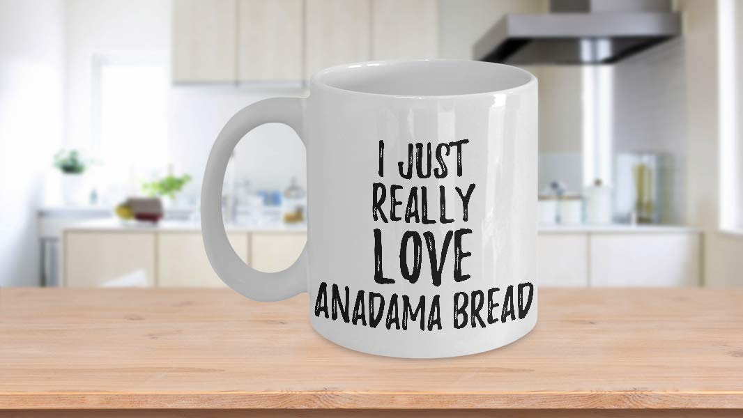 Funny Anadama Bread Mug - 15 oz Large Coffee & Tea Cup for Food Lovers - Perfect Gift for Coffee Addicts & Baking Enthusiasts - Great for Home, Office or Gifts