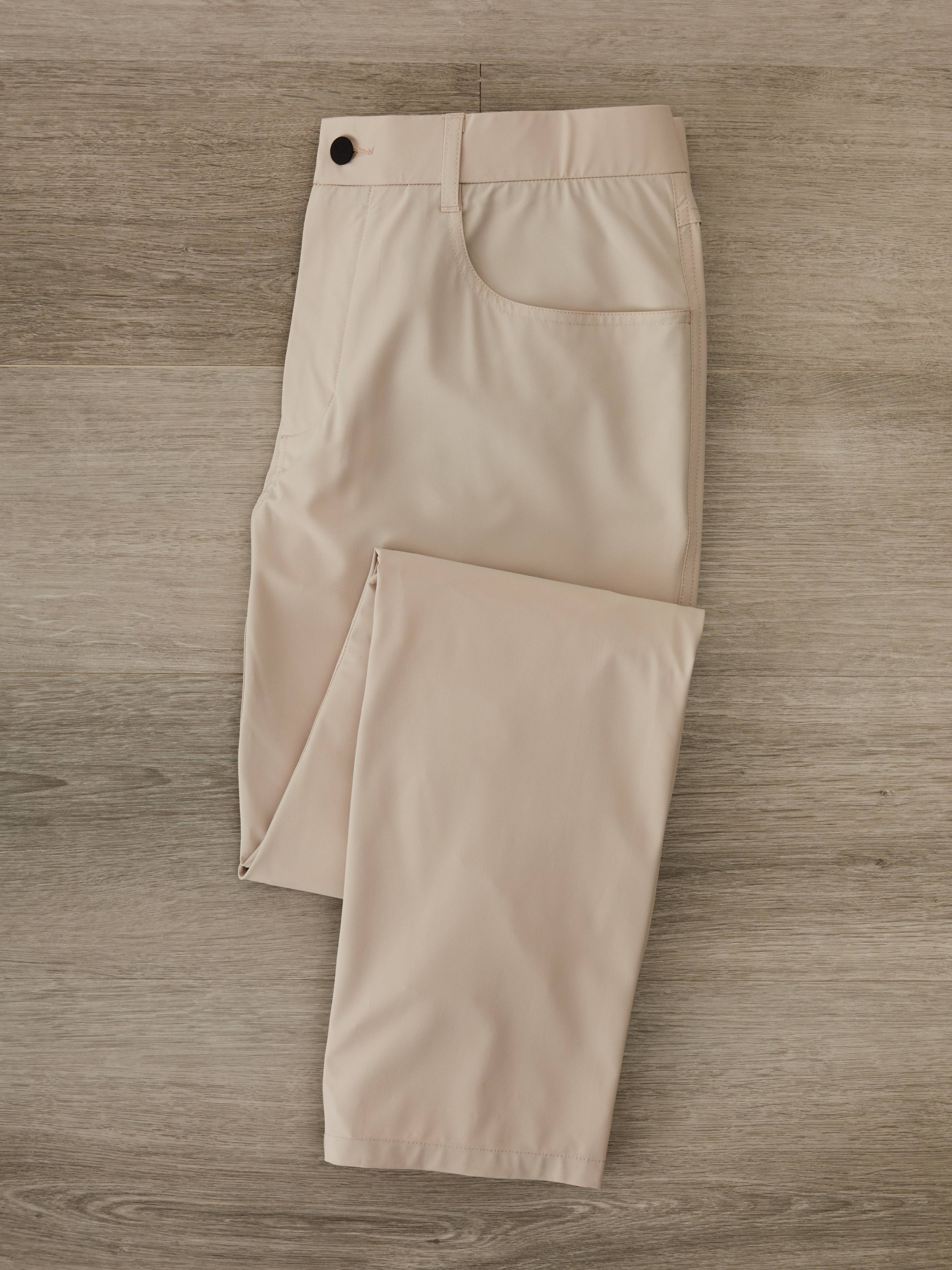 Premium Men's Tapered 5-Pocket Pants - Slim Fit Stretch Comfortable Dress Chinos for Work & Casual Wear | Office, Business, Travel & Everyday Use