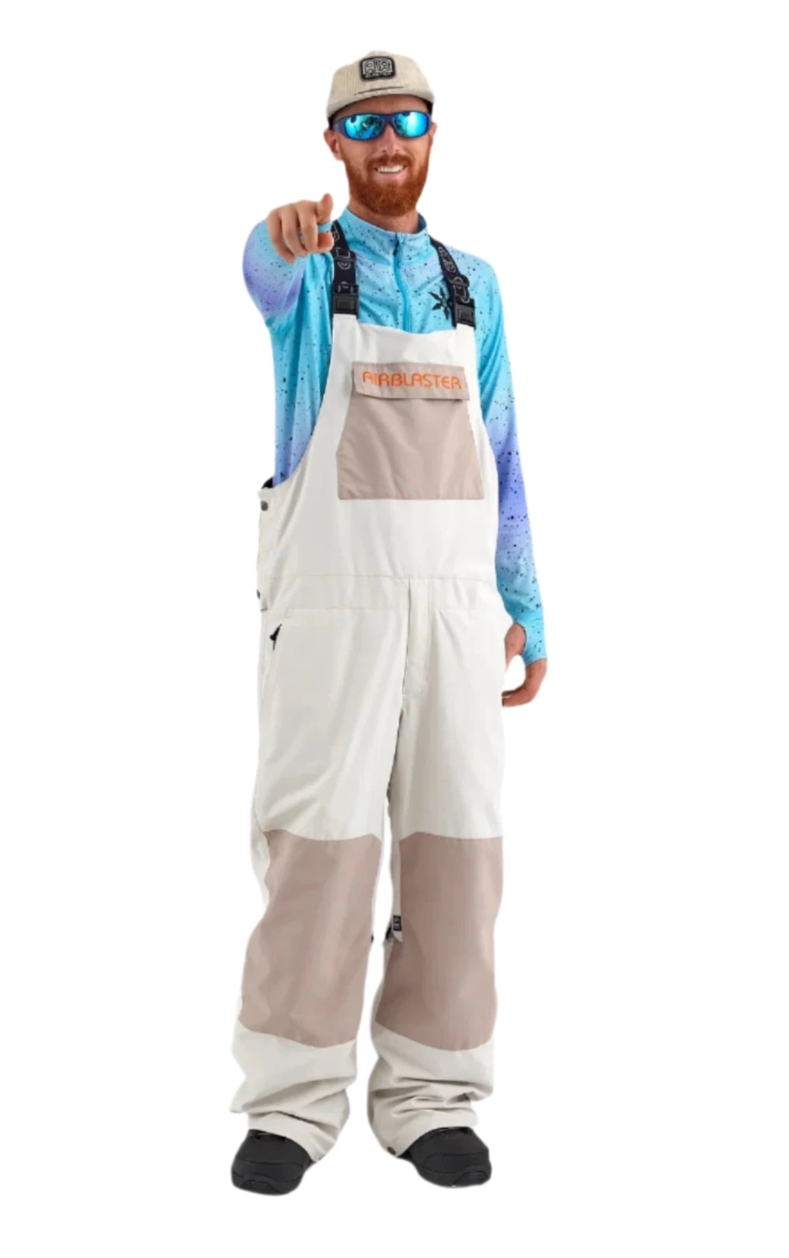Airblaster Freedom Shell Bib Snow Pants 2025 - Waterproof & Insulated Ski Bibs for Men & Women - Perfect for Snowboarding, Skiing & Winter Sports