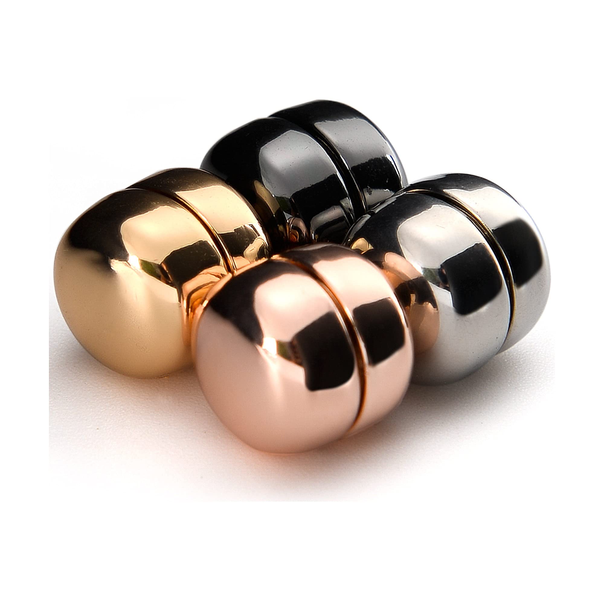 Strongest Magnetic Hijab Pins for Women - Commercial Grade Hijab Magnets for Scarves & Head Coverings - No-Pin Fabric Clips (4-Pack) | Perfect for Daily Wear, Prayer, Sports & Fashion Accessories