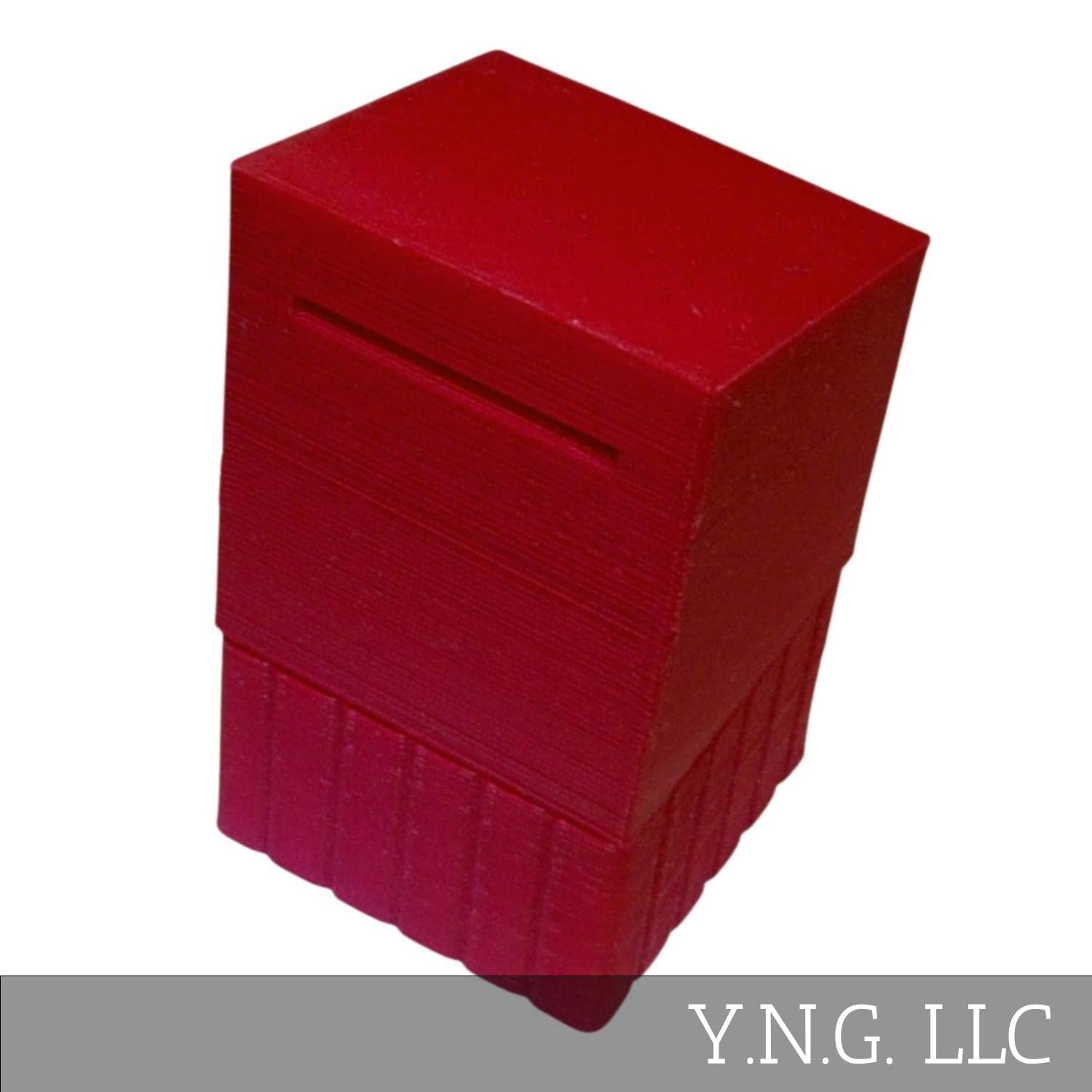 USPS Compatible Mailbox Shaped Postage Stamp Dispenser for Roll Stamps - Made in USA (PR156-RED) - Perfect for Home, Office & Mailing Stations