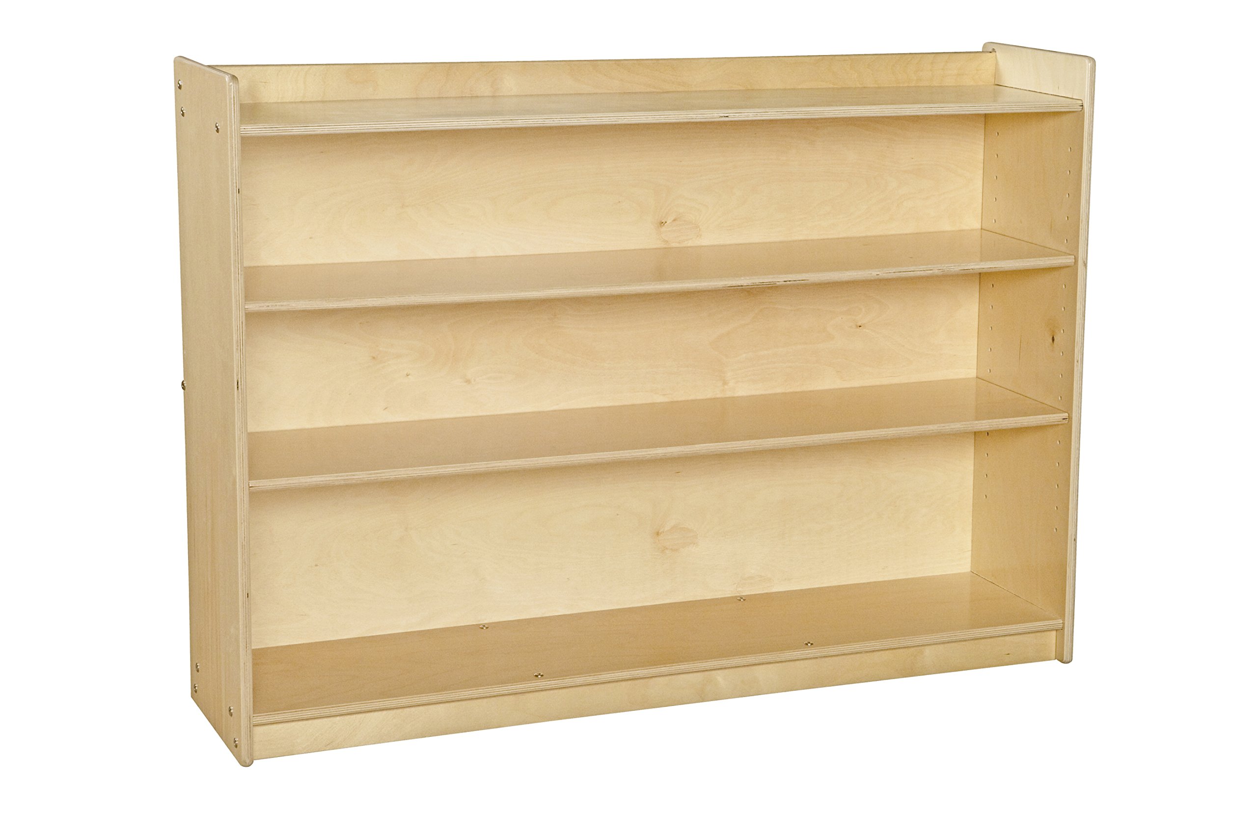 Adjustable Mobile Bookshelf with Lip - 35.5