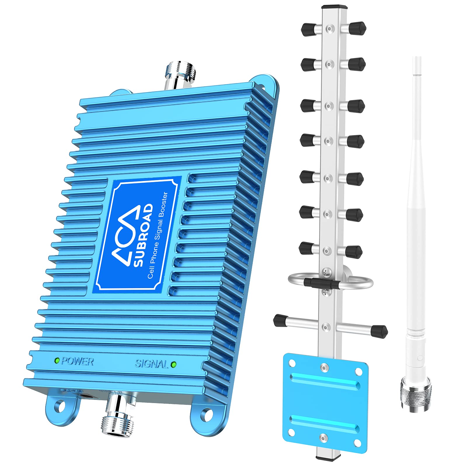Best 850/1900MHz Cell Phone Signal Booster Kit for Home - Works with Verizon, AT&T, T-Mobile & All US Carriers | Boosts 2G/3G/4G LTE/5G Voice & Data | Perfect for Rural Areas, Basements & Large Homes