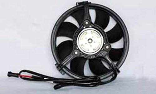 New AC Condenser Fan Assembly Compatible with Volkswagen 1998-2001 Passat 2.8L V6 2771cc - 346-55003-100, 620-800, VW3115102, FA70128, 8D0 959 455 C - Perfect for AC System Repair & Cooling Performance Restoration