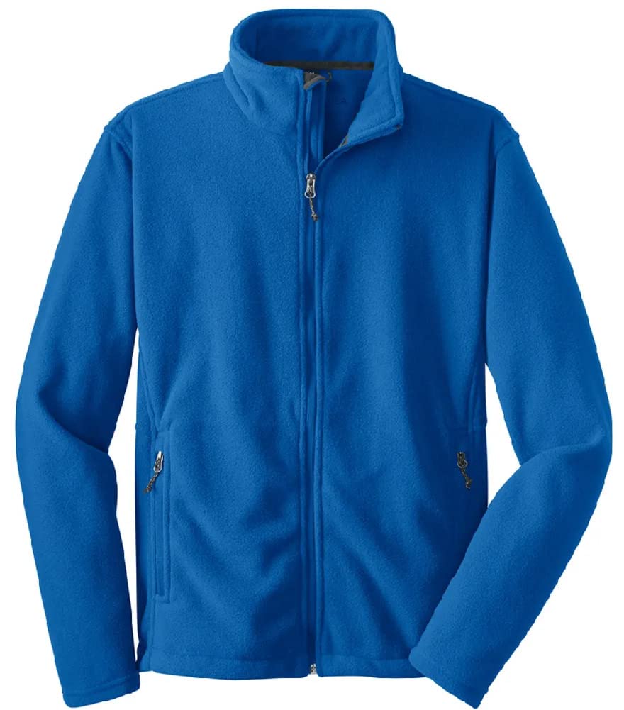 Joe's USA Men's Soft Midweight Fleece Jacket - Regular, Big & Tall Sizes - Warm & Comfortable for Outdoor Activities, Hiking & Casual Wear