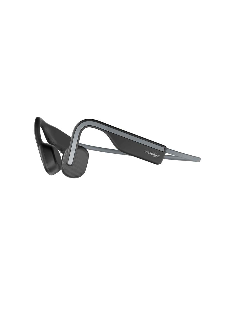 AfterShokz OpenMove Bone Conduction Headphones - Wireless Bluetooth Sport Headset (Slate Grey) for Running, Cycling & Outdoor Activities | Japan Genuine Version | Fast Shipping from Japan